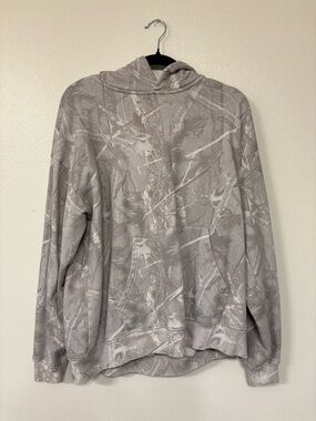 Men's Hooded Sweatshirt in Light Taupe Camo